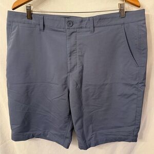 Johnnie O Prep Formance Shorts Mens 38 Blue Golf Performance Stretch Chino